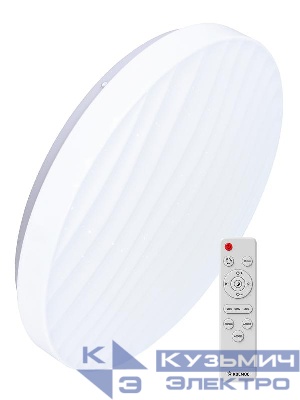 Светильник светодиодный PREMIUM MIRAGE 75Вт 230В 3000-6500К 6000лм IP40 495х105мм настенно-потолочный управляемый с пультом ДУ КОСМОС KSMira75W