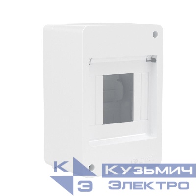 Щиток настенный Фрейм (FRAME) ЩРн-п-4 4мод. без дверцы бел. DKC F04W0W0