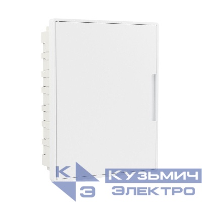 Щиток встраиваемый Фрейм (FRAME) ЩРв-п-24 24мод. с бел. дверцей с 4 шинами PEN (2шт на 8 отверст. и 2шт на 6 отверст.) бел. DKC F24B1WW