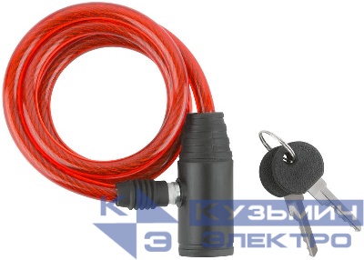 Замок тросовый 8х960мм КУРС 67114