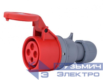 Розетка переносная 3Р+РЕ 16А 380В IP44 РП-103 DEKraft 26132DEK