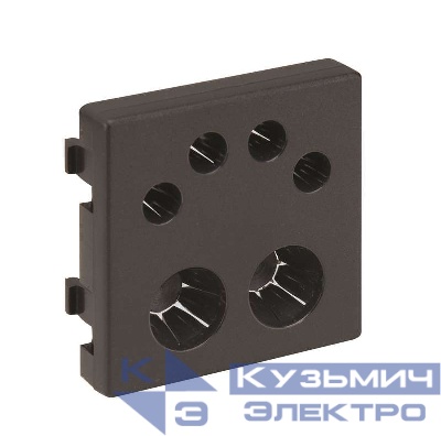 Плата для ввода кабелей (2х13мм и 4х6мм) 45х45мм бел. Simon Connect K20-9