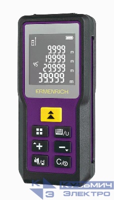 Рулетка лазерная Reel PRO GM60 фиолет. Ermenrich 84645