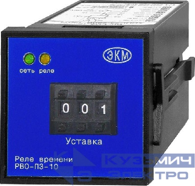 Реле времени РВО-П3-10 УХЛ4 24-240В AC/DC Меандр A8302-16930784