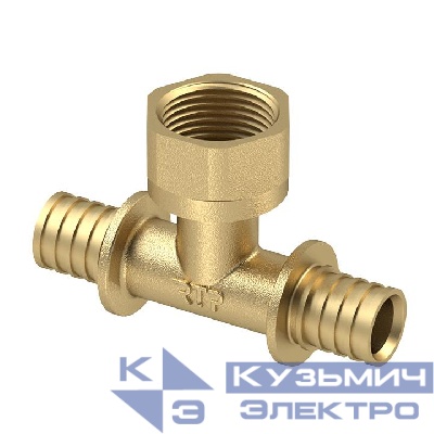 Тройник аксиальный латунь внутр. резьба 16х1/2дюйм жел. RTP 34805