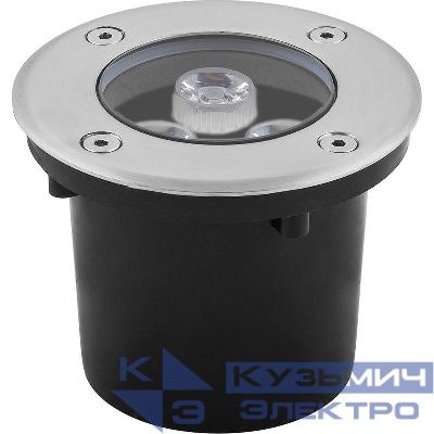 Светильник SP4111 3Вт IP67 100хH80мм RGB 3LED внутр. d70мм тротуарный FERON 32014