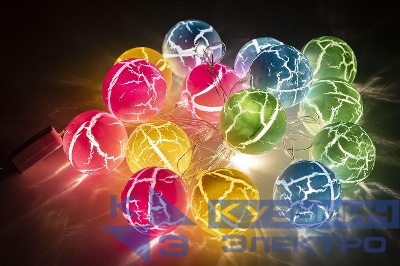 Гирлянда "Шарики" ILD-16WW-MSH 16 LED 2.2м IP20 220В SHLights 4690601047281