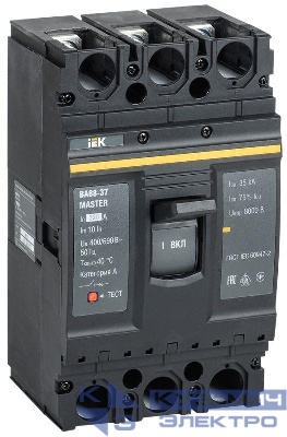 Выключатель автоматический 3п 320А 35кА ВА88-37 MASTER IEK SVA40-3-0320-02