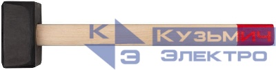 Кувалда кованая 6кг деревянная ручка в сборе КУРС 45026