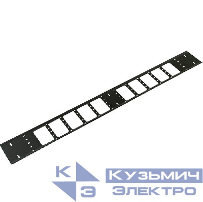 Кабельный органайзер 19", 22U, металлический, вертикального типа, черный "M" (аналог 55181)