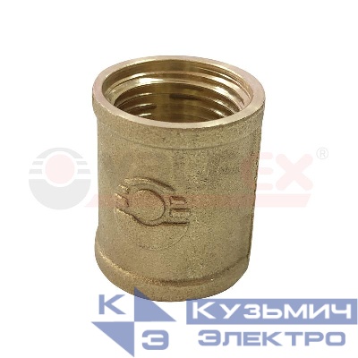 Муфта соединительная ВР-ВР 1/2дюйм (180/10) VALFEX VF.170.L.012