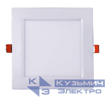 Светильник светодиодный PPL-S WH 9Вт 4000К IP40 145мм ДВО встраив. ультратонкий квадрат JazzWay 5008267A
