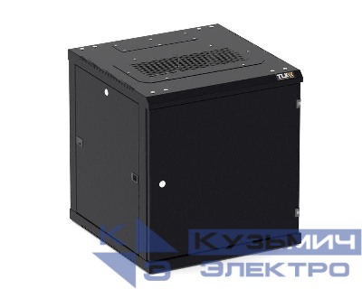 Шкаф настенный разборный 19дюйм 18U метал. дверь Ш600хВ904хГ600мм 2 пары монтажных направляющих черн. NIKOMAX TWC-186060-R-M-BK