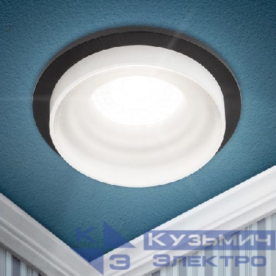 Светильник декоративный DK95 BK MR16 GU5.3 встраив. черн. ЭРА Б0055591