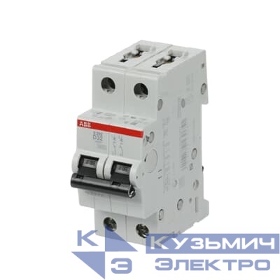 Автоматический выключатель 2-полюсный S202 D32  6кА   ABB 2CDS252001R0321