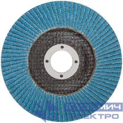 Круг лепестковый торцевой циркониевый Profi Plus 125х22.2мм Р40 80 лепестков Cutop 72-12540