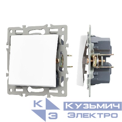 Механизм выключателя одноклавишный перекрестный SWT-MKX1-PL-WH (250В 16А) Arlight 043718