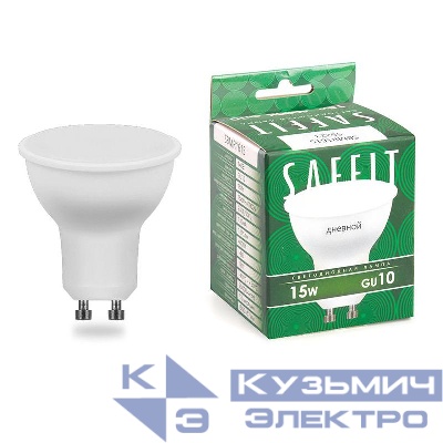 Лампа светодиодная SBMR1615 15Вт MR16 6400К GU10 230В SAFFIT 55223
