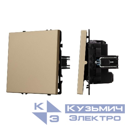 Выключатель перекрестный 1-кл. SWT-NOBE-MKX1-SFPL-GD 10А 230В механизм Arlight 054250