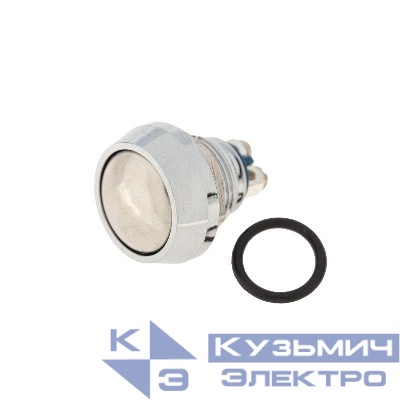 Кнопка антивандальная d12 Б/Фикс (2с винт) OFF-(ON) сфера (A12-A3) Rexant 36-3150