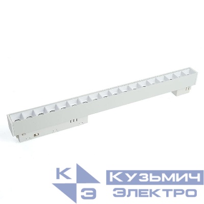 Светильник светодиодный трековый MGN300 LensLine 18Вт 4000К 1620лм 30град. низковольтный бел. FERON 41930