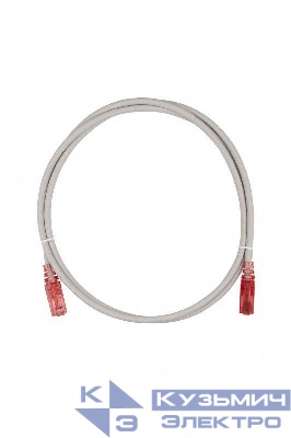 Патч-корд кат.5E LSZH PC-LPM-UTP-RJ45-RJ45-C5e-1.5M-LSZH-GY 1.5м сер. Hyperline 42271