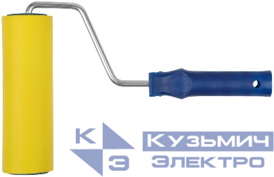 Валик прижимной для обоев резиновый большой диаметр профи 180мм FIT 02984