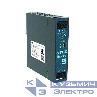Источник питания ВЕКТОР-А-БП-1AC/24DC/5 СТЭЗ 50100002