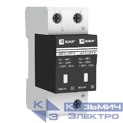 Ограничитель импульсных напряжений ОПВ-В2 PROxima EKF opv-b2