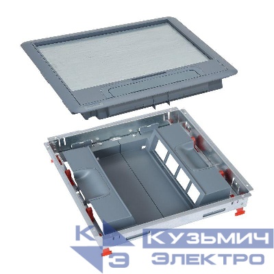 Комплект крышки и основания с вертикал. расположением ЭУИ для напольн. коробки 24мод. Leg 088014