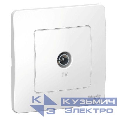 Розетка телевизионная TV СП Blanca коннектор бел. SE BLNTS000011