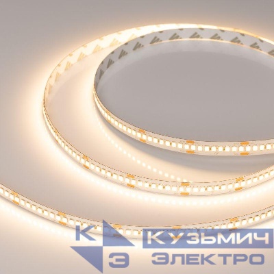Лента светодиодная RT-A240-10mm 24V Warm 2700К 22Вт/м IP20 2835 высок. эффект. 150лм/Вт (уп.5м) Arlight 038746