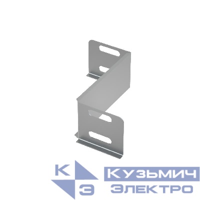 Переходник для лотка упрощенный левый 200х50 сталь 0.8мм PDL50-200 КМ LO4150
