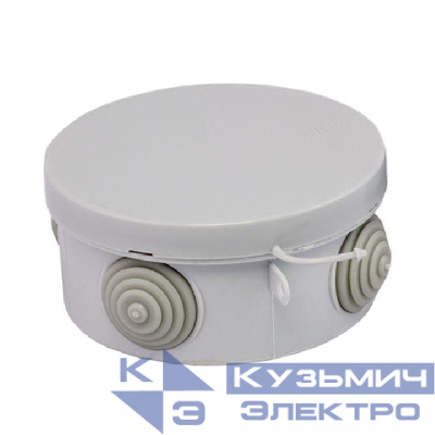 Коробка распаячная КМР-040-039 наружная с крышкой 85х40 АБС 4 мембранных ввода IP54 EKF plc-kmr-040-039