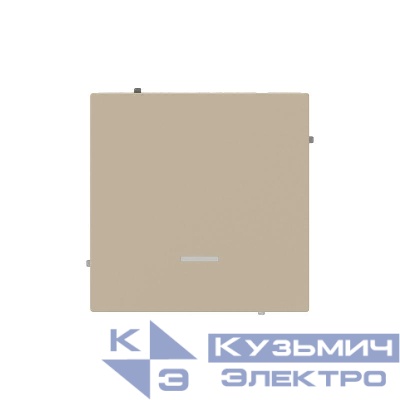 Выключатель 1-кл. KANT с подсветкой ванильн. марципан DKC 7015133