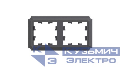 Рамка 2-м AtlasDesign Antique универс. базальт SE ATN101402