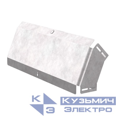 Угол для лотка вертикальный внешний 45град. 600х100 с крышкой Стандарт Промрукав PR16.0582