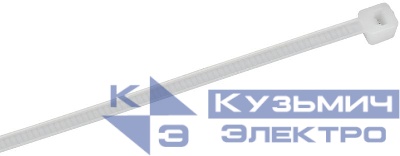 Хомут 2.5х380мм P6.6 стандартный бел. (уп.100шт) IEK UHH30-D025-380-100-K01