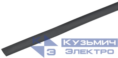 Трубка термоусадочная ТТУ 8/4 черн. 1м GENERICA UDR10-008-004-001-K02-G