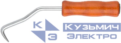 Крюк для вязки арматуры деревянная ручка 220мм FIT 68151