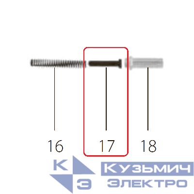 Запчасть №17 для FDPAG-H8. Нижнее основание пружины