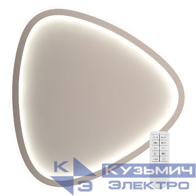Светильник светодиодный AL5830 TRIANGLE 72Вт 3000К-6500К IP20 max 5040лм управляемый с пультом бел. FERON 41693