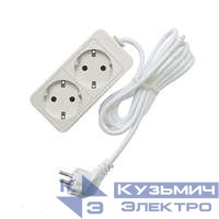 Удлинитель 2х10м с заземл. 10А IP20 2.2кВт ПВС Союз 481S-9210