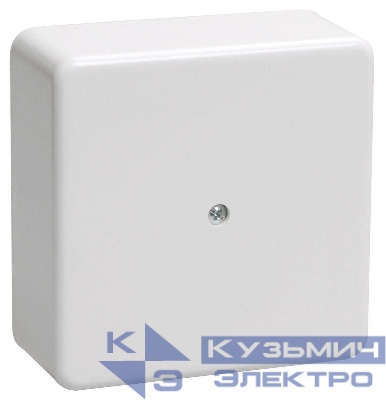 Коробка распаячная ОП 100х100х44 IP20 KM41222 (6 клем. 6кв.мм) бел. IEK UKO10-100-100-044-K01
