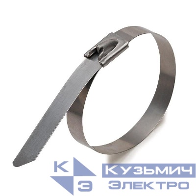Стяжка кабельная СКС (304) 7.9х1000 сталь (уп.100шт) Промрукав PR08.4891