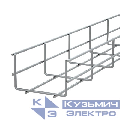 Лоток проволочный 200х60 L3000 сталь 4мм PL60-200-3000 оцинк. КМ LO0662