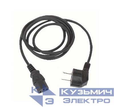 Кабель электрический 2м с вилкой для телеблока Simon Connect KTL8-14