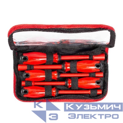 Набор торцевых диэлектрических отверток НИО-2205-Т серия ПРОФИ КВТ 88927