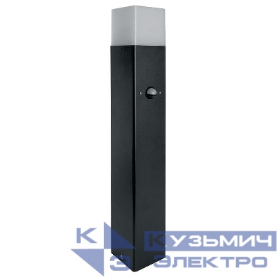 Светильник светодиодный DH0207 E27 230В уличный с датчиком освещенности/движения столб черн. FERON 11683
