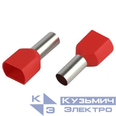 Наконечник-гильза двойн. НШвИ(2) 10.0-14 с изолированным фланцем (уп.50шт) Эра Б0063342